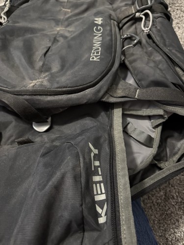 Black back packing bag - black,